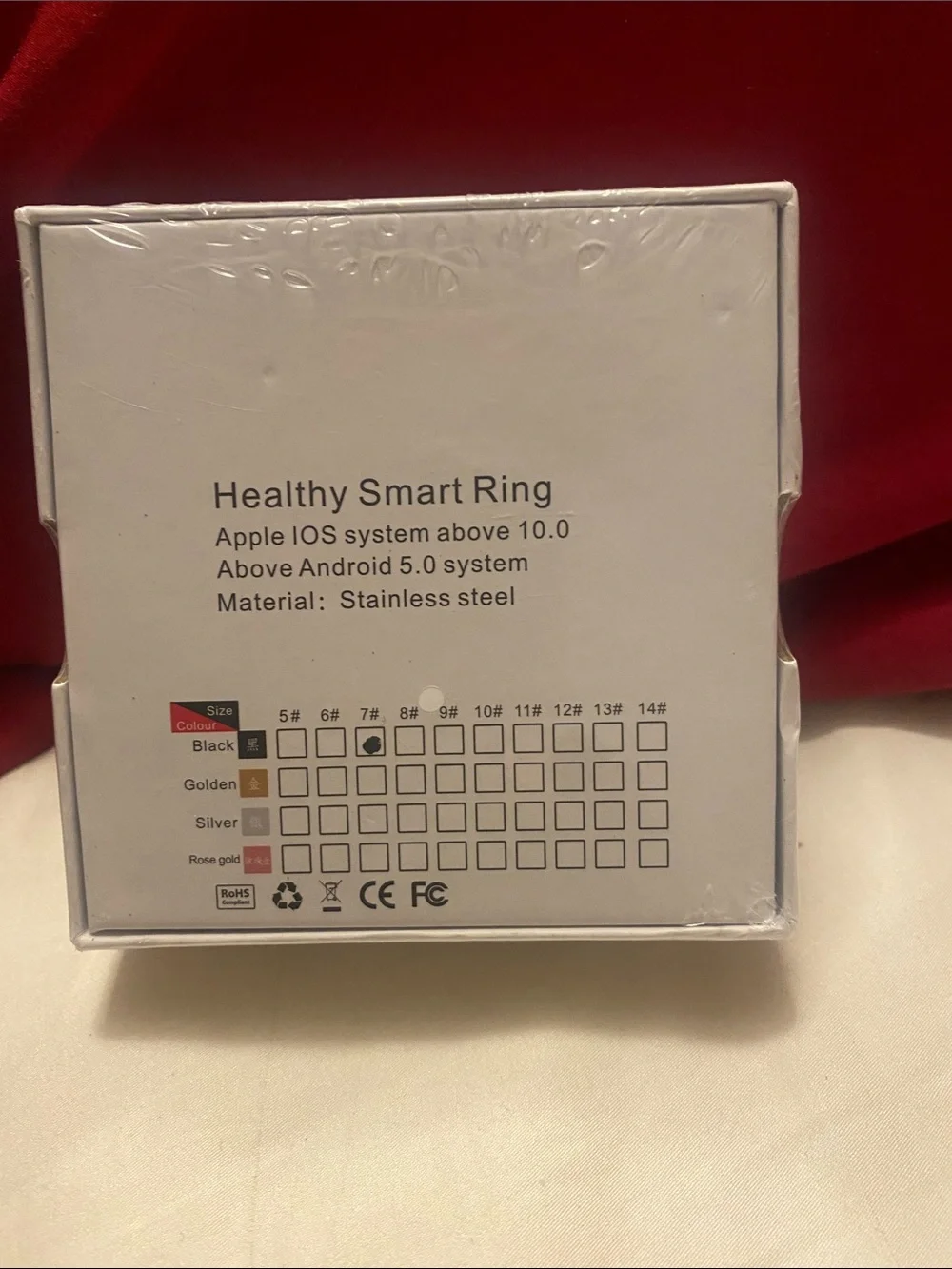 Smart Ring Heart Monitor - Gold, Black, Silver, Brown
